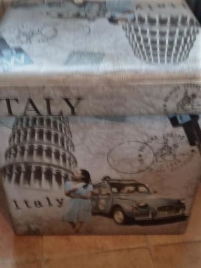 Italian Vintage Style Storage Cube