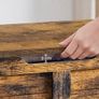 New Vintage Storage Cabinet Shoe Bench (Rustic brown) FREE P&P Image 4