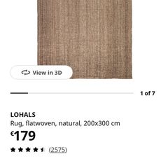 Ikea Jute Rug