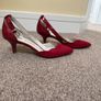 shoes - Anne Klein Red Kitten Heels (closed toe), UK Size 6 (unused) Image 2