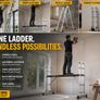Ladder Scaffold Platform Aluminium Multi-Purpose Folding Ladder Image 4
