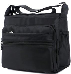 Women's Multi-Pocket Casual Crossbody Handbags Waterproof Shoulder Nylon Bags MULTIPLE COLOURS AVAILABLE (FREE POSTAGE)