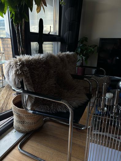 Vintage Chrome Bauhaus Style Cantilever Armchairs (Mid-Century Modern)