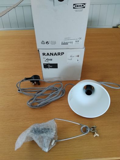 Ikea Ranarp Bed/Desk/Spot Lights