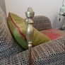 Brass Fireplace Set Art Nouveau Style Image 3