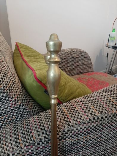 Brass Fireplace Set Art Nouveau Style