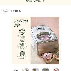 Cuisinart Icecream Maker