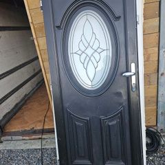 pvc double glazed door and frame