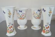 4 Large Vases Aynsley Cottage Garden
