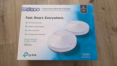 TP-Link Deco M9 Plus 2-pack Whole Home Mesh Wi-Fi with Built-in Smart Home Hub