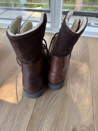Aldo Mens winter weatherproof boots with shoe shine