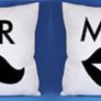 Mr right And mrs always right cushion covers VALENTINES DAY GIFT PRESENT Image 2