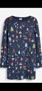 Next Christmas jersey dress age 11
