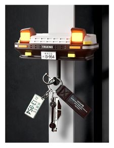 Toyota AE86 Corolla Levin Sprinter Trueno JDM Car Key Holder New Gift Wall Mounted Headlight Decor Creative Auto Enthusiasts Home Decoration Key Organizer