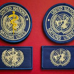 United nations, Peacekeepers uniform patches.