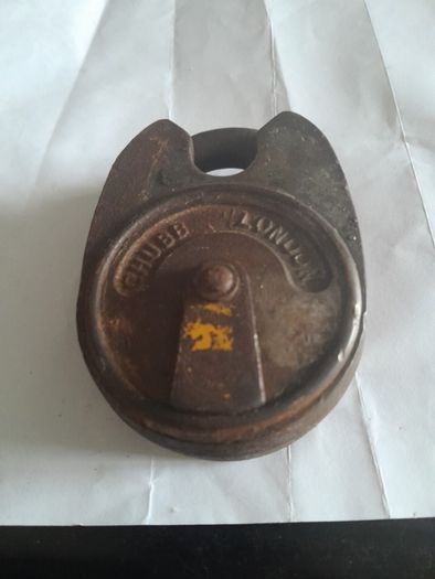 vintage chubb lock