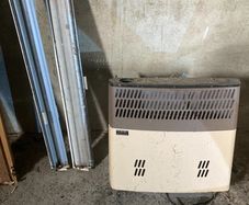 Gas heater for caravan & x2 fly screen & blackout blinds