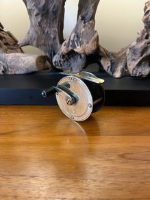 Antique S.Allcock & Co 2.25" brass Fly Fishing Reel
