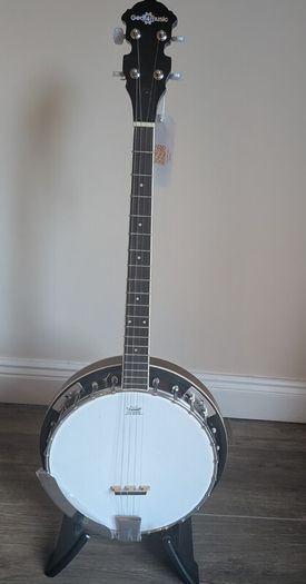 Banjo with padded gigbag
