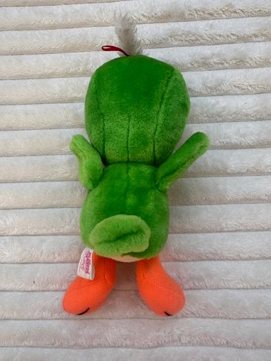 Vintage Playmakers Green Tweety Bird Plush approx. 22 cm. (without legs) Used Please see photos
