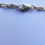 Vintage Solid 9Ct Yellow Gold 375 Figaro link Bangle Bracelet,  length 7.5" - 1,8g Image 10