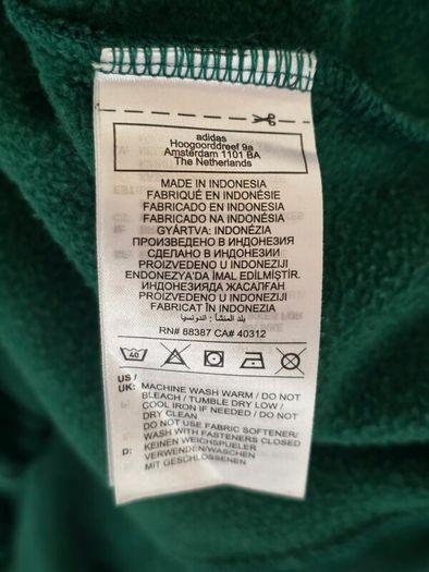 Adidas Men's Half Zip Fleece Sweatshirt Size 2XL