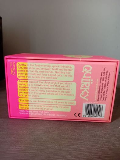 Quirkey Card Game