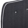 Bed Frame Dark Grey Fabric 120x190 cm Image 5