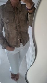 lucid ltd. Genuine Leather Jacket Sz M (Fit 10-12UK)