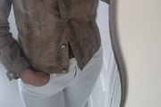 lucid ltd. Genuine Leather Jacket Sz M (Fit 10-12UK)