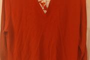 Gray Osbourn red blouse size UK22 EU50 Postage included