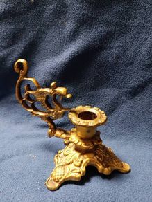 vintage brass candle Holder