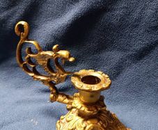 vintage brass candle Holder