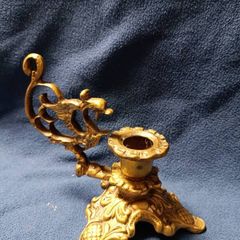 vintage brass candle Holder