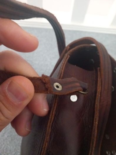 Hand bag /shoulder bag leather bag Leather buckle shoulder strap  Moroccan hand stitched vintage genuine leather bag purse genuine  vintage item great gift present  girls/ladies