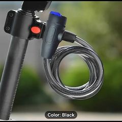 Bike Lock flexible with clip on holder