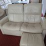Vintage leather couch set Image 2