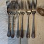 Vintage 6 person A1 silver plated cutlery set .. Image 10