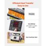Tumbler Heat Press Machine, Max 887 mL Mug Press, Fast and Even Heating, with Tape and Gloves, Easy Temp and Time Setting, Heat Transfer for Sublimation Tumblers, Cups, Mugs, Black and White Image 5
