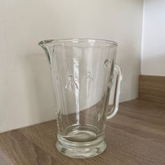 Glass Bee/Wasp Detail Jug (Cracked)