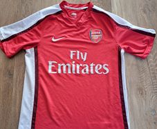 Official Vintage Nike Arsenal 2008-2010 Home Shirt - Size S