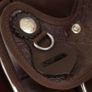 Western Saddle, Headstall&Breast Collar Real Leather Brown Image 8