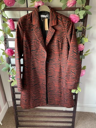 jacket Bnwt gallery animal print Zara size 8