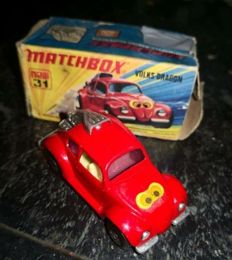 1971 Matchbox Volks Dragon Lesney with box
