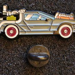Back to the future, pin back badge.