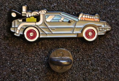 Back to the future, pin back badge.