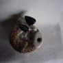 19th Century Staffordshire Pottery "Bird on Nest" Quill Holder Image 2