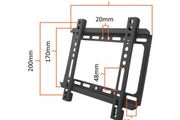 TV Wall Mount Flat Fixed 14" - 42"