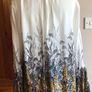 Per una Ladies Blouse white black yellow blue Size 18 includes postage Image 5