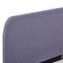 Bed Frame Light Grey Fabric 150x200 cm Image 6